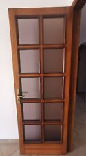 Porte interne in vero legno in stile inglese in ottime condizioni con vetri.