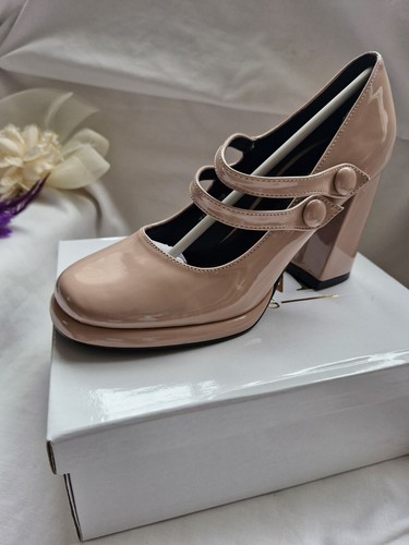 Scarpe stile mary jane nude - stile,