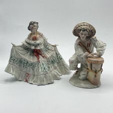 2 Sculture ballerina ceramica