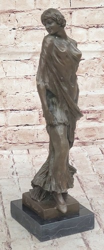 Firmato bronzo statua art - firmato,