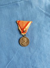 WWI Austria Francesco Giuseppe 1914-17 Medaglia d'onore valor militare, argento 