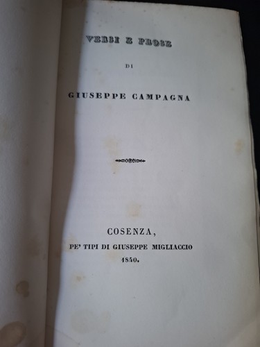Rarissimo 1840 giuseppe - rarissimo,