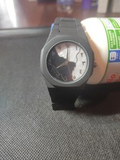 Orologio Nero Uomo Donna Unisex Style Nero Classico Sveglia DD