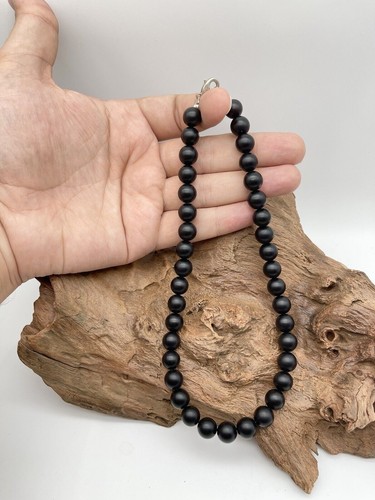 Collana con perline pietra - perline, in