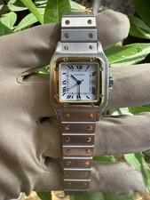 Cartier Santos Galbee White