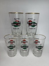 VERMOUTH MARTINI 5 BICCHIERI COCKTAIL PUBBLICITARIO VINTAGE #16