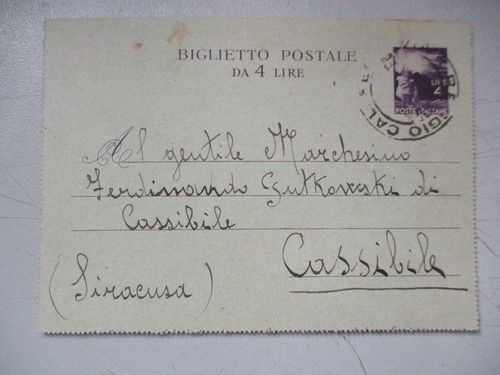 Biglietto postale democratica - postale,