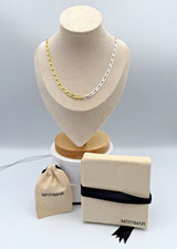 Collana fermacarte bicolore