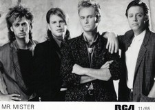 Mr Mister Photo Original Black And White Press Promotion November 1985