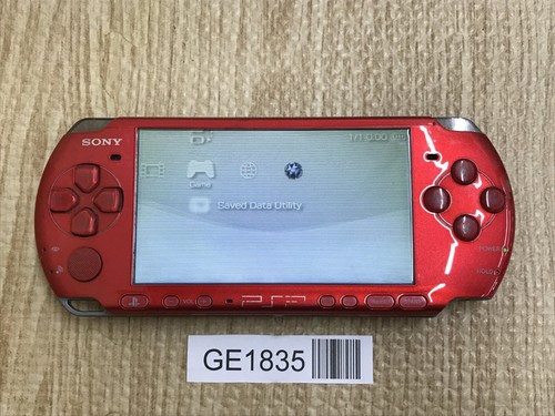 Psp 3000 radiant red - radiant, console