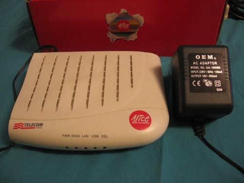 Modem adsl alice usato - alice,, e