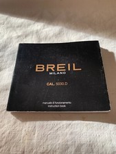 BREIL MILANO CHRONO CAL. 5030D Instruction Manual NOS