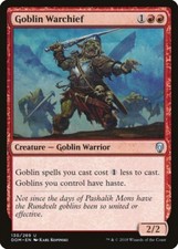 1x GOBLIN WARCHIEF - Dominaria - MTG - Magic the Gathering