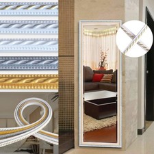Nastro flessibile PVC pieghevole corda pannello modanatura specchio cornice bordo decorazione casa