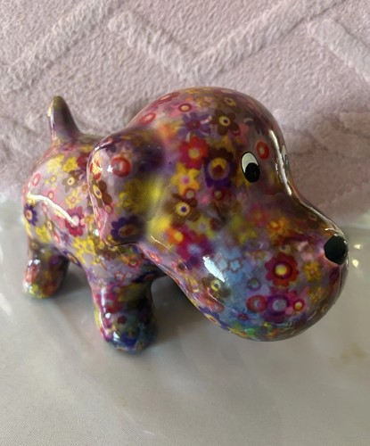 Panca cane cucciolo ceramica
