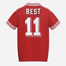 Earthquakes - George Best maglia calcio retro shirt, 1980 replica home jersey