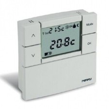 Termostato ambiente digitale LCD Zefiro da parete bianco - Perry 1TPTE530B