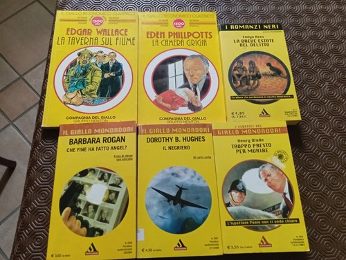 Libri gialli mondadori e - gialli,