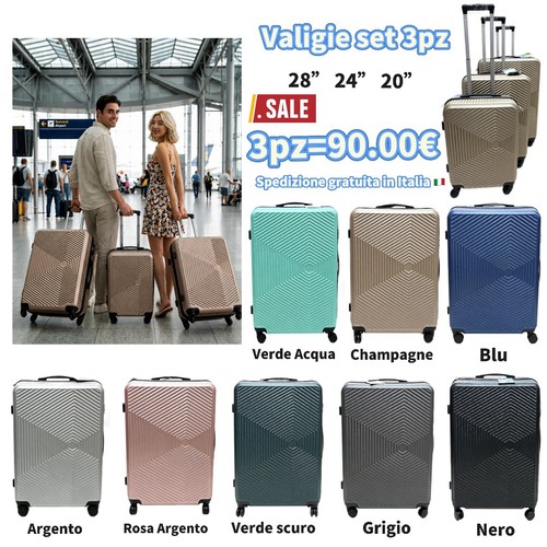 Set valigie trolley rigido - 3,