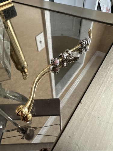 Bracciale pandora oro - oro, con
