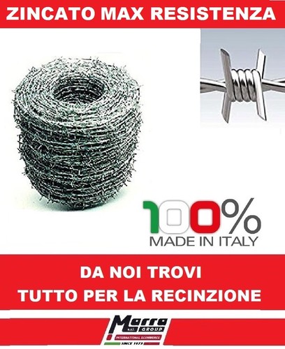 100mt filo spinato zincato - 100mt,