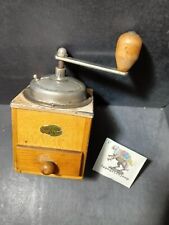 Macina tre spade legno e acciaio originale vintage macinino collezione