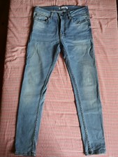 Pantaloni "Zara" jeans skinny light blue uomo taglia S (W31 L32) (nuovi)
