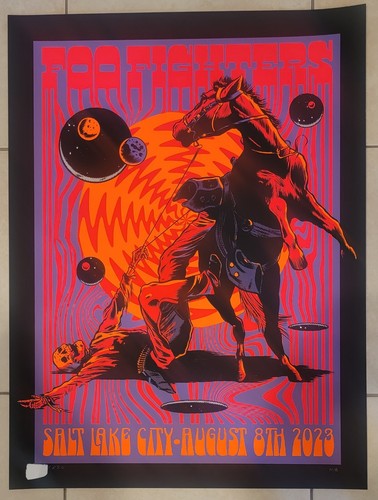 Poster foo fighters salt lake - fighters,