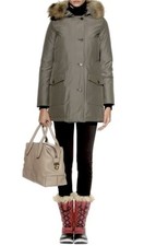 Woolrich Parka Giacca Donna Verde