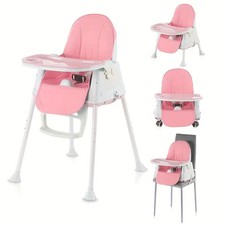 Seggiolone pappa rosa bambini