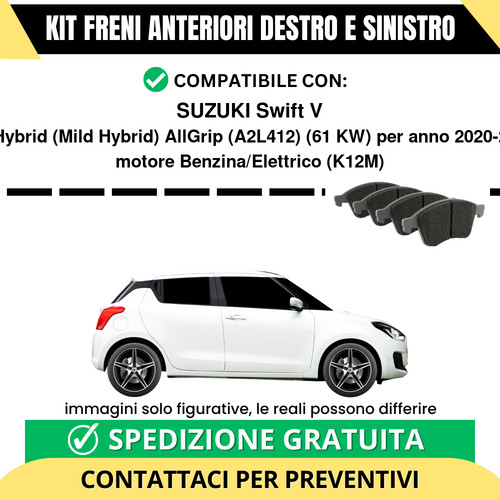 Pastiglie freno anteriori per - freno,