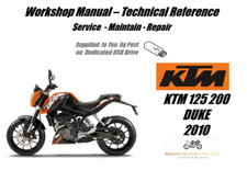 KTM 200 Duke Manuale Officina