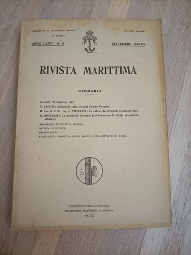 Rivista marittima settembre - rivista,