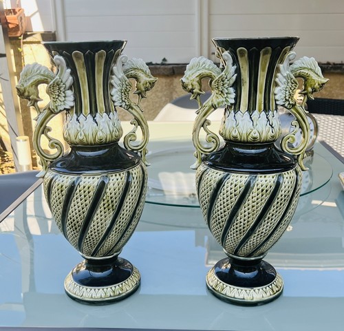 Ancienne paire vases - paire, en
