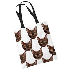 Borsa con stampa Cat Tote -