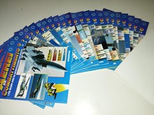 Lotto 24 fascicoli AEREI DA COMBATTIMENTO De Agostini 1995 1996