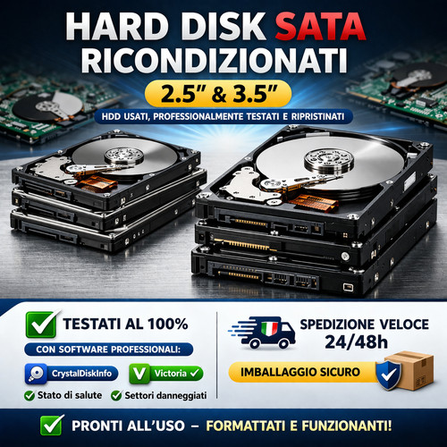 Hdd sata 3 - 2,5", 3,5"
