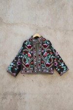 Indien Vert Foncé Suzani