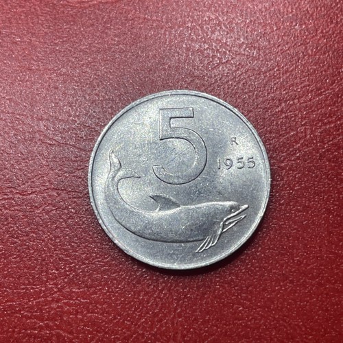 Lire 1955 moneta italia - 5,