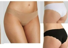 SLOGGI slip  donna invisibile mutandina senza cuciture taglio laser Tanga cotone