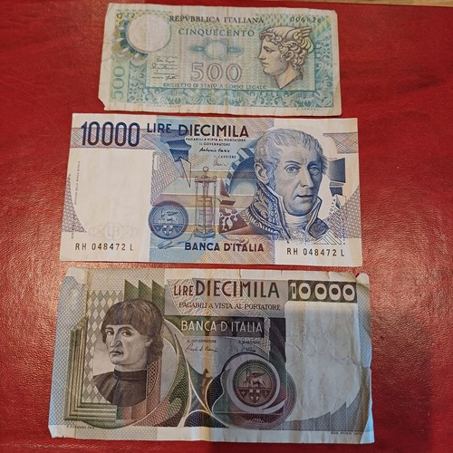 Vecchie banconote italiane - banconote, in