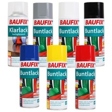 Baufix Lack-Spray Nero 400ml Sprüh-dose Spray - Può Sprüh-lack
