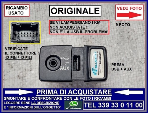 Presa usb originale fiat - usb,