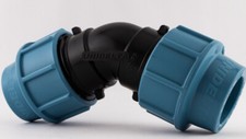 PE PP angolo 45 gradi | raccordo PP | Unidelta | acqua potabile DVGW | 40 50 63 75 90