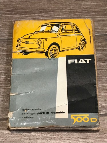 Fiat 500 catalogo parti - fiat,