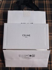 ✨SCATOLA CONFEZIONE LUSSO GIFT BOX ORIGINALE "CELINE PARIS" (23x13x7) CON BORSA✨
