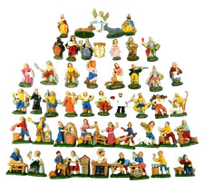 Serie Completa 48 Pastori Euromarchi Cm 4 - Natività Sacra Famiglia Set  Presepe