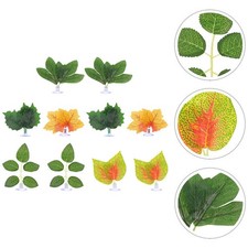  10 Pcs Piantine Finte Piante Terrario Arredamento Per Acquari Rettili