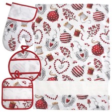 Set cucina Natalizio Cuori di