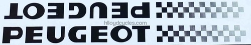 Peugeot downtube decal - downtube,